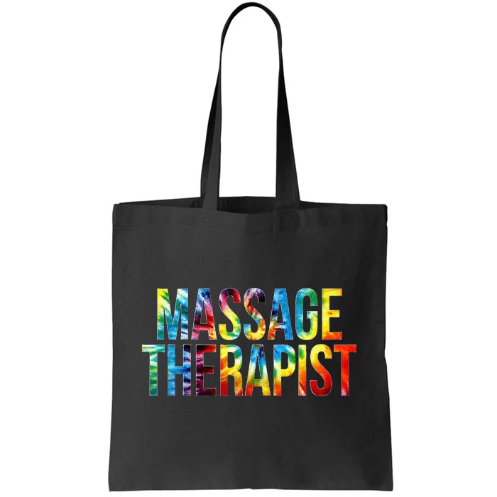 Massage Therapist Appreciation Day Tie Dye Women For Work Tote Bag