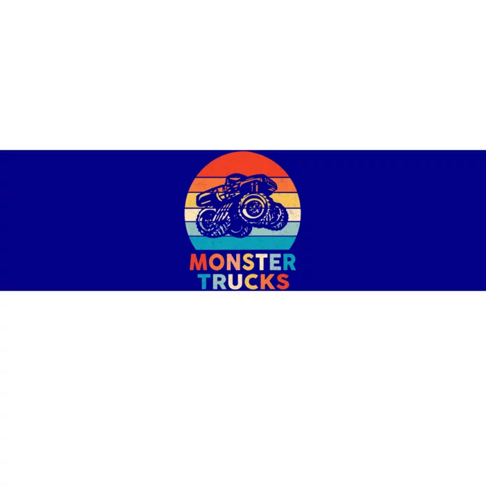 Monster Truck And Adults Cool Gift Bumper Sticker