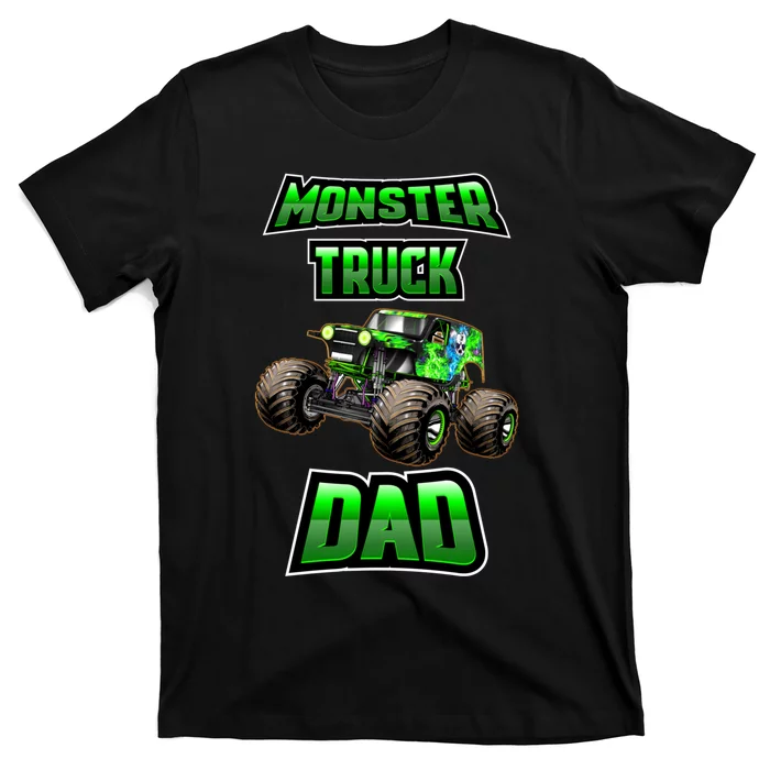 Monster Trucks Are My Jam Monster Truck Dad T-Shirt