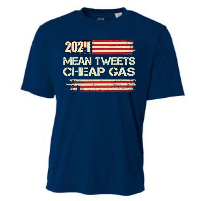 Mean Tweet And 1.79 Gas R Now Patriots 2024 Voted For Trump Cooling Performance Crew T-Shirt