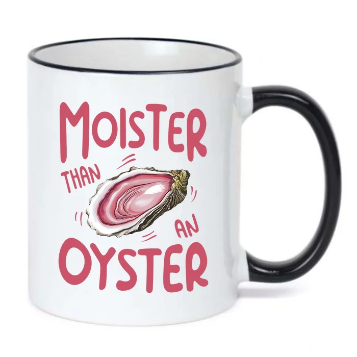 Moister Than An Oyster Black Color Changing Mug