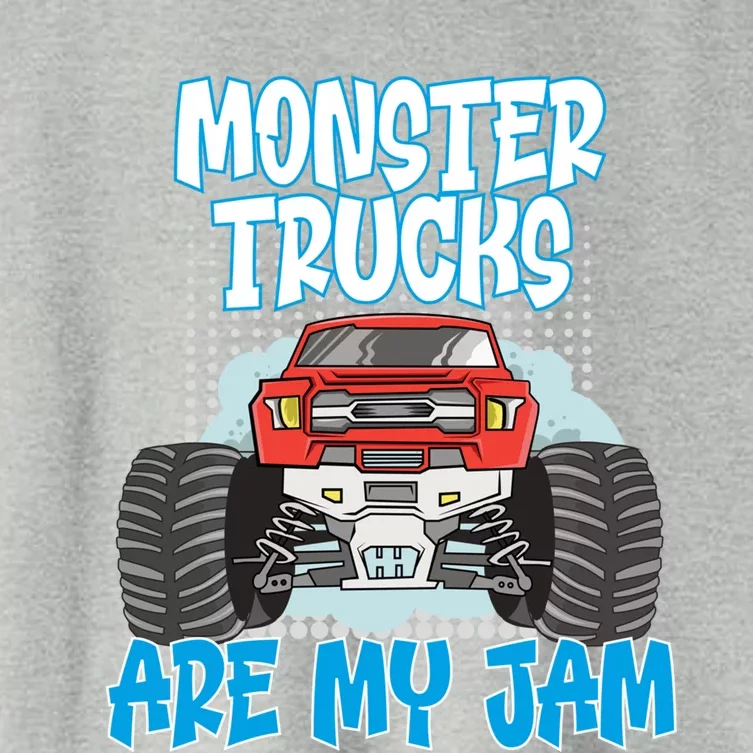 Monster Trucks Are My Jam Monster Truck Cute Gift Women's Crop Top Tee