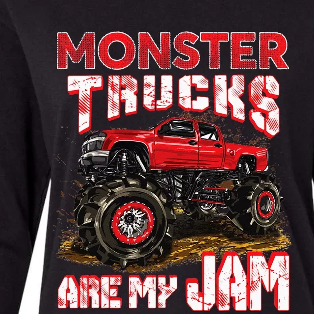 Monster Truck Are My Jam For Monster Truck Lovers Men & Kids Womens Cotton Relaxed Long Sleeve T-Shirt