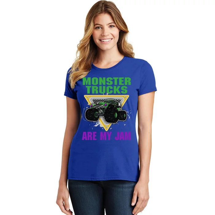 Monster Trucks Are My Jam Cool Gift Women's T-Shirt