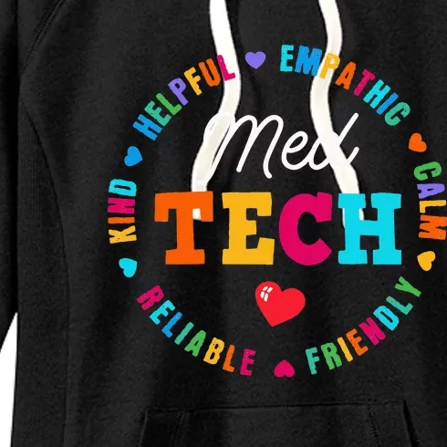 MED Tech Appreciation Week healthcare Medical Technologist Women's Fleece Hoodie