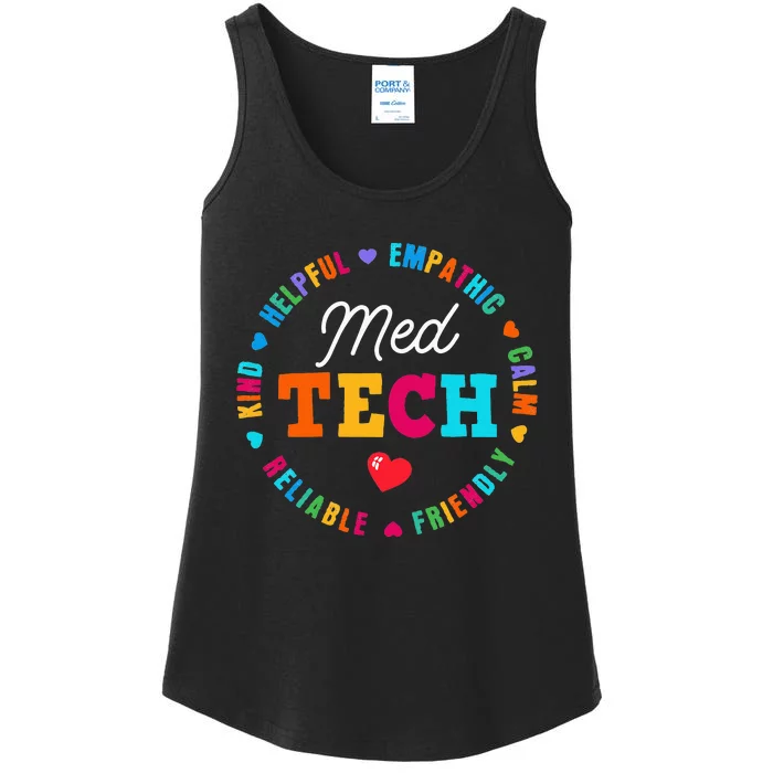 MED Tech Appreciation Week healthcare Medical Technologist Ladies Essential Tank