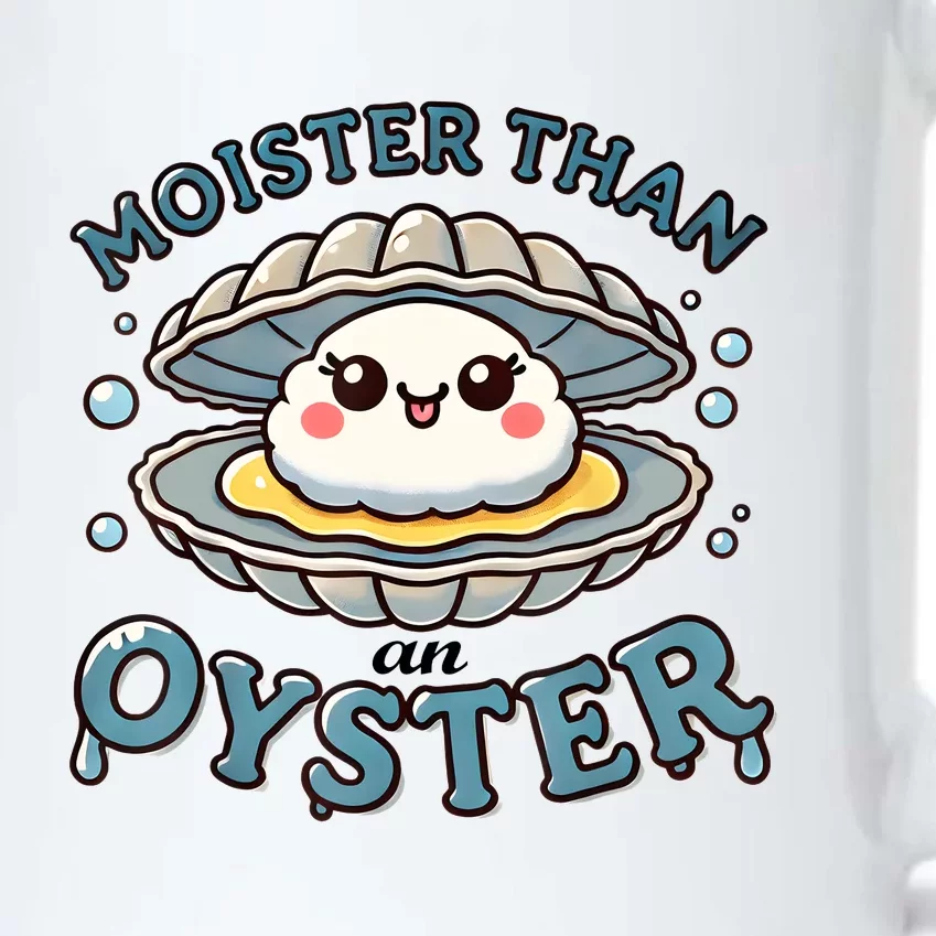 Moister Than An Oyster Funny Shucking Shellfish Seafood Black Color Changing Mug