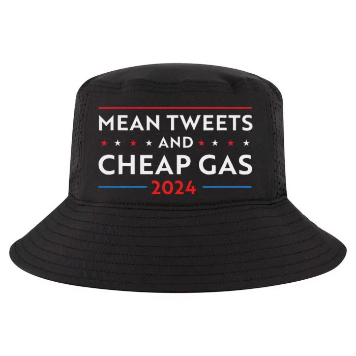 Mean Tweets And Cheap Gas Pro Trump Women Cool Comfort Performance Bucket Hat