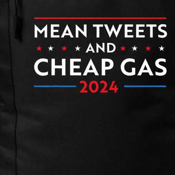 Mean Tweets And Cheap Gas Funny 2024 Pro Trump Daily Commute Backpack