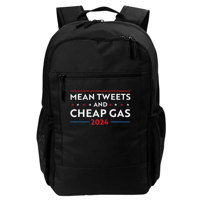 Mean Tweets And Cheap Gas Funny 2024 Pro Trump Daily Commute Backpack