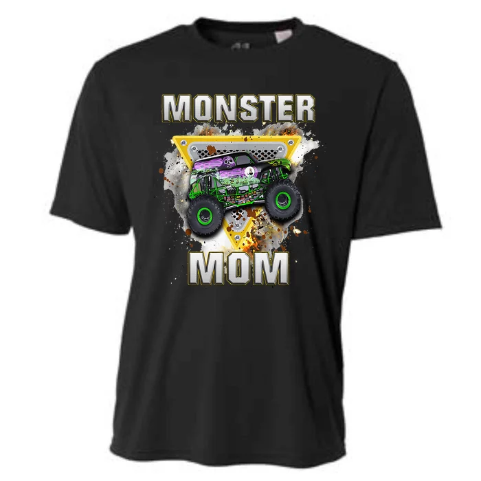 Monster Truck Are My Jam Monster Truck Mom Cooling Performance Crew T-Shirt