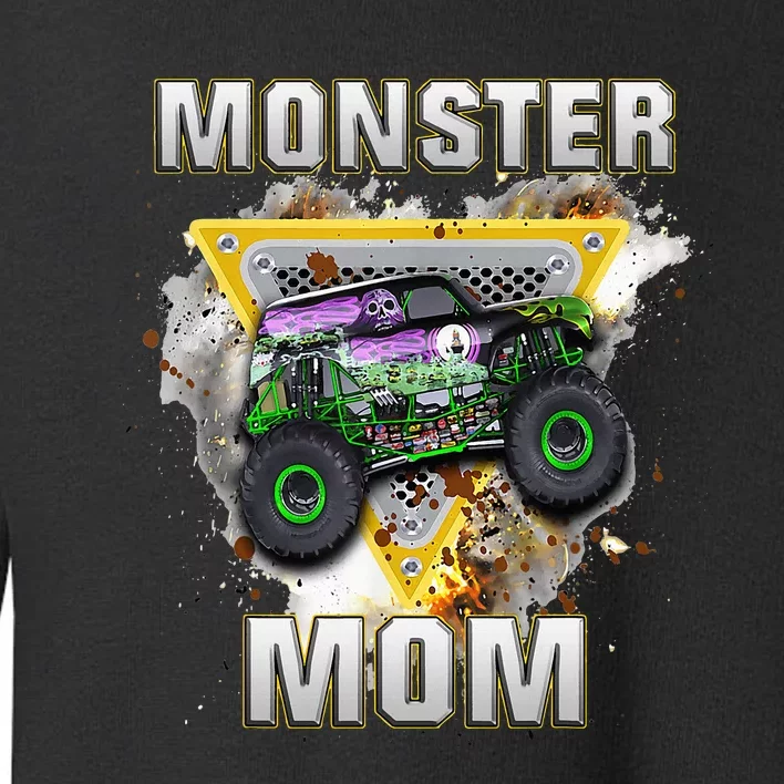 Monster Truck Are My Jam Monster Truck Mom Toddler Sweatshirt