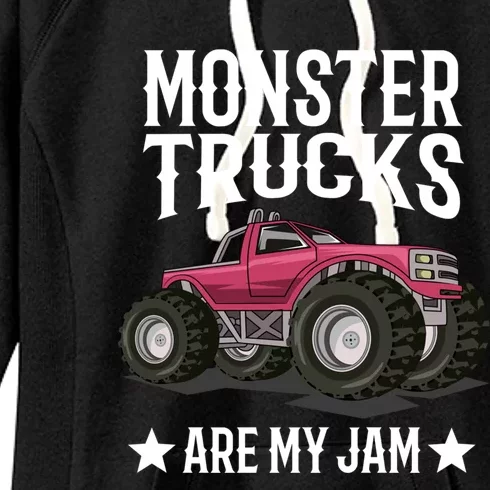 Monster Trucks Are My Jam Montertruck Monster Truck Great Gift Women's Fleece Hoodie