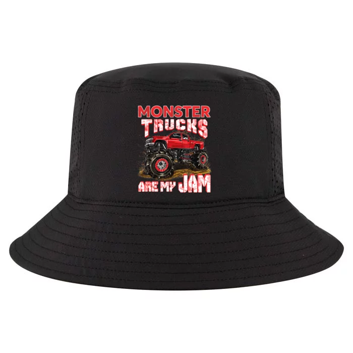 Monster Truck Are My Jam For Monster Truck Lovers Cool Comfort Performance Bucket Hat