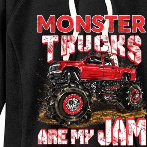 Monster Truck Are My Jam For Monster Truck Lovers Women's Fleece Hoodie