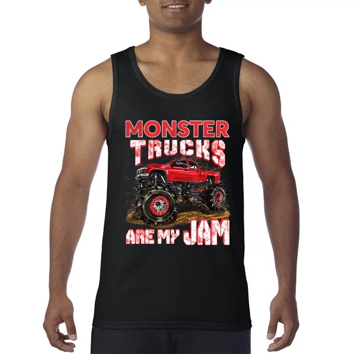 Monster Truck Are My Jam For Monster Truck Lovers Tank Top