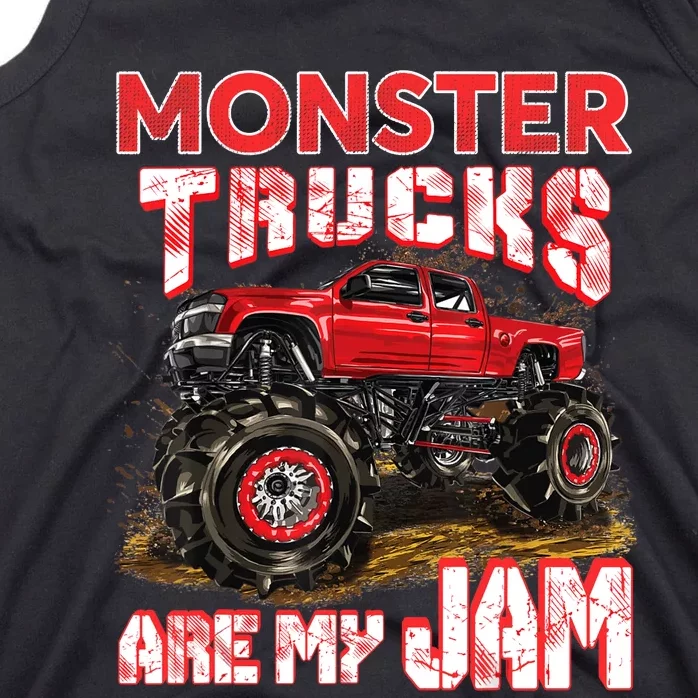 Monster Truck Are My Jam For Monster Truck Lovers Tank Top