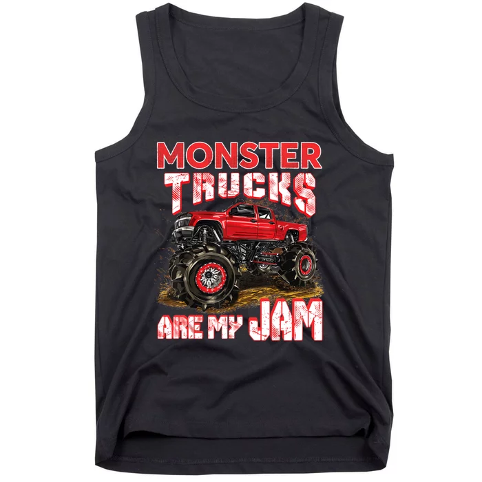 Monster Truck Are My Jam For Monster Truck Lovers Tank Top