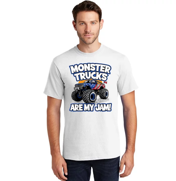 Monster Trucks Are My Jam Tall T-Shirt