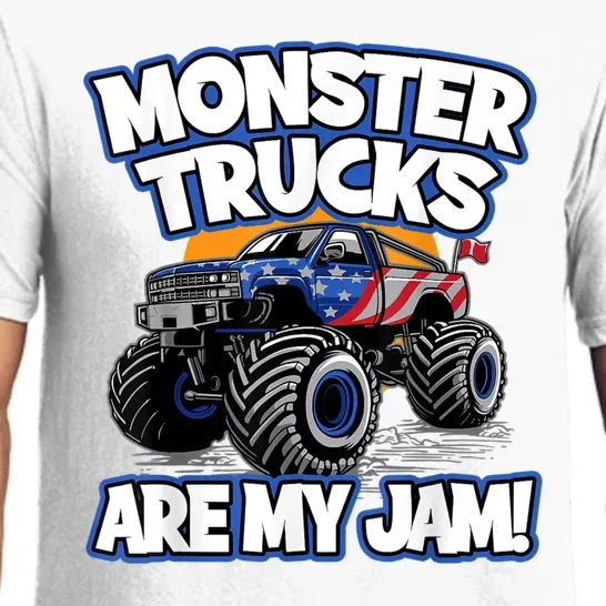 Monster Trucks Are My Jam Pajama Set