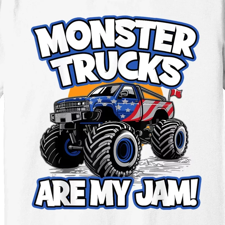 Monster Trucks Are My Jam Premium T-Shirt