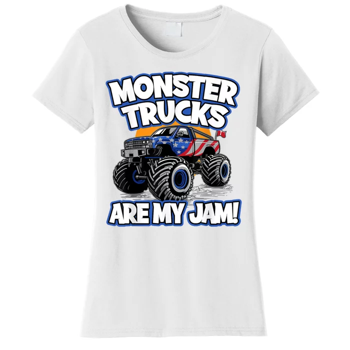 Monster Trucks Are My Jam Women's T-Shirt