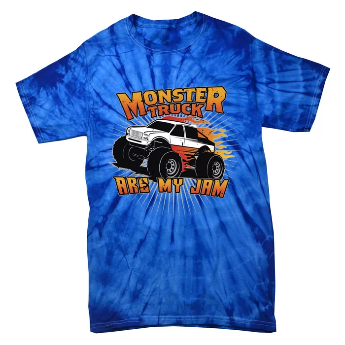 Monster Truck Are My Jam Cute Gift Tie-Dye T-Shirt