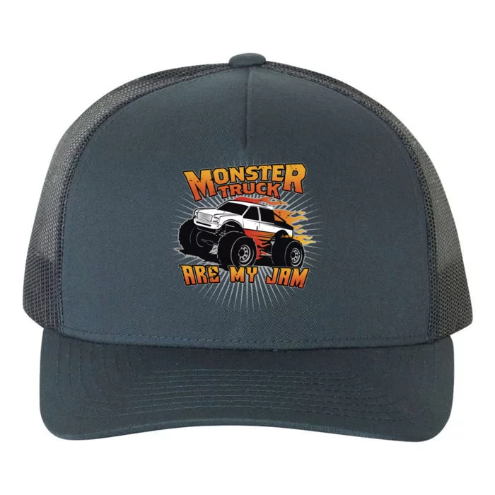 Monster Truck Are My Jam Cute Gift Yupoong Adult 5-Panel Trucker Hat