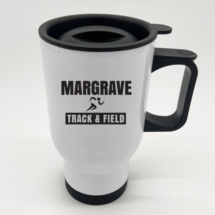 Margrave Track And Field Front & Back Stainless Steel Travel Mug