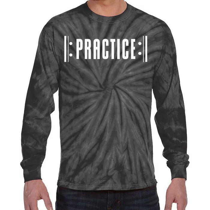 Music Teacher Appreciation Practice Band Director Tie-Dye Long Sleeve Shirt