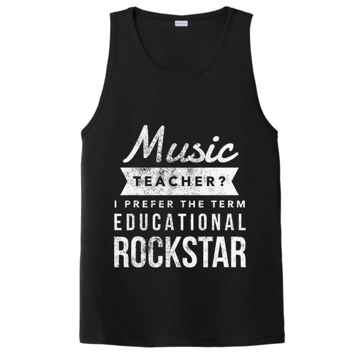 Music Teacher Appreciation Gifts Performance Tank