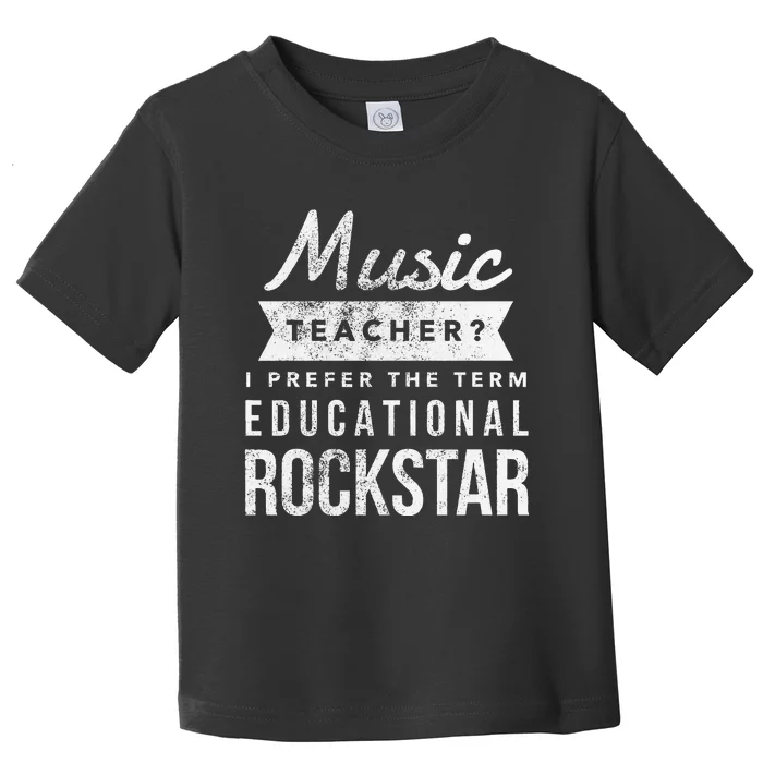 Music Teacher Appreciation Gifts Toddler T-Shirt