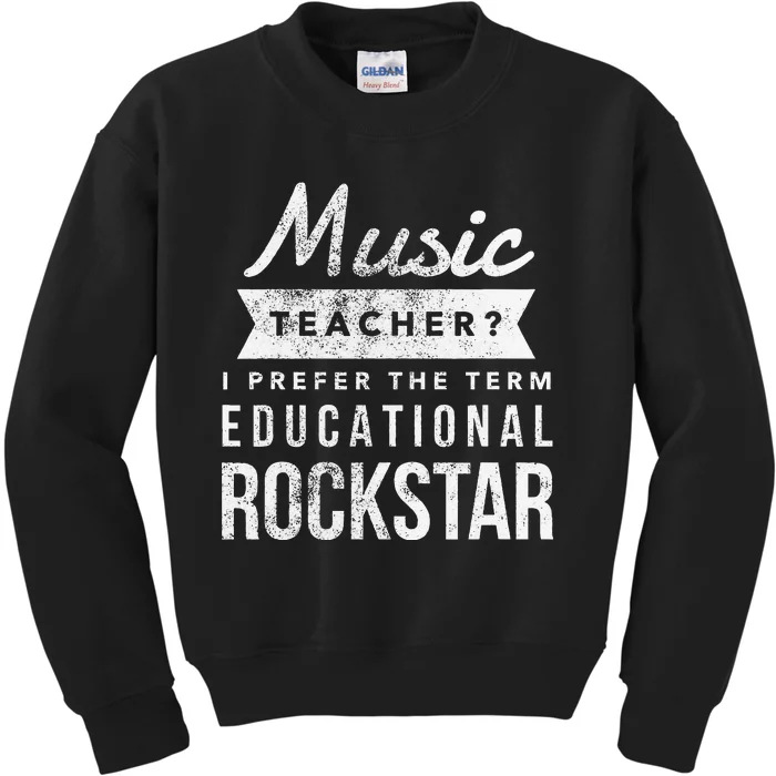 Music Teacher Appreciation Gifts Kids Sweatshirt