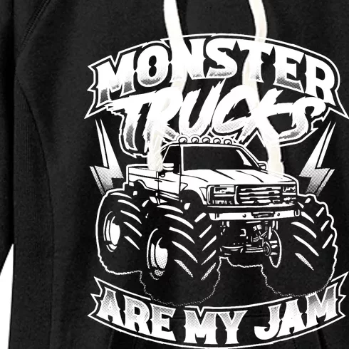 Monster Truck Are My Jam For Monster Truck Lovers Women's Fleece Hoodie