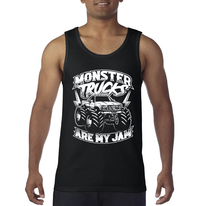 Monster Truck Are My Jam For Monster Truck Lovers Tank Top