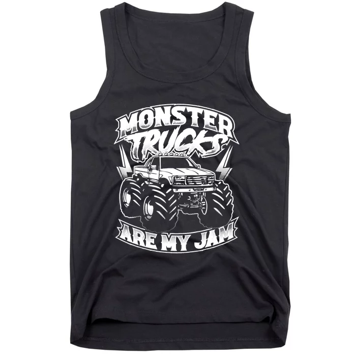 Monster Truck Are My Jam For Monster Truck Lovers Tank Top