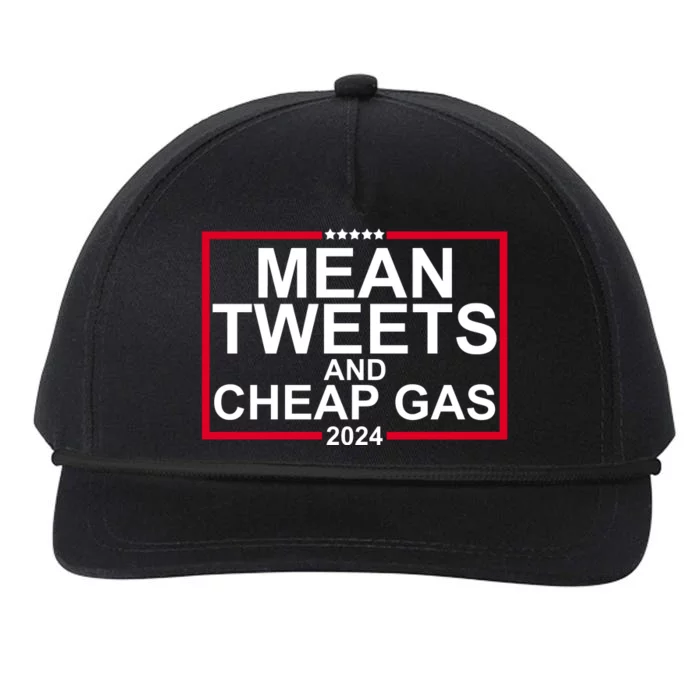 Mean Tweets And Cheap Gas 2024 Snapback Five-Panel Rope Hat