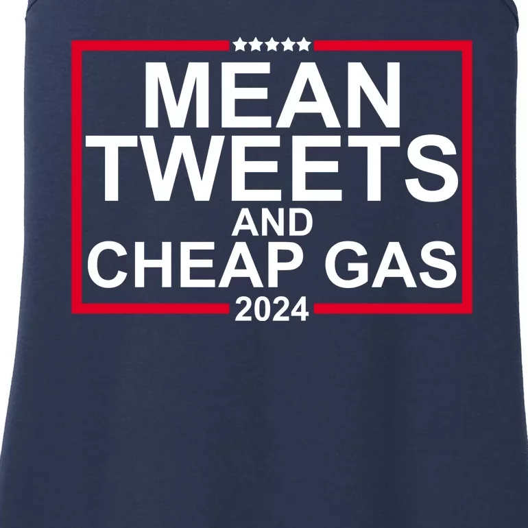 Mean Tweets And Cheap Gas 2024 Ladies Essential Tank