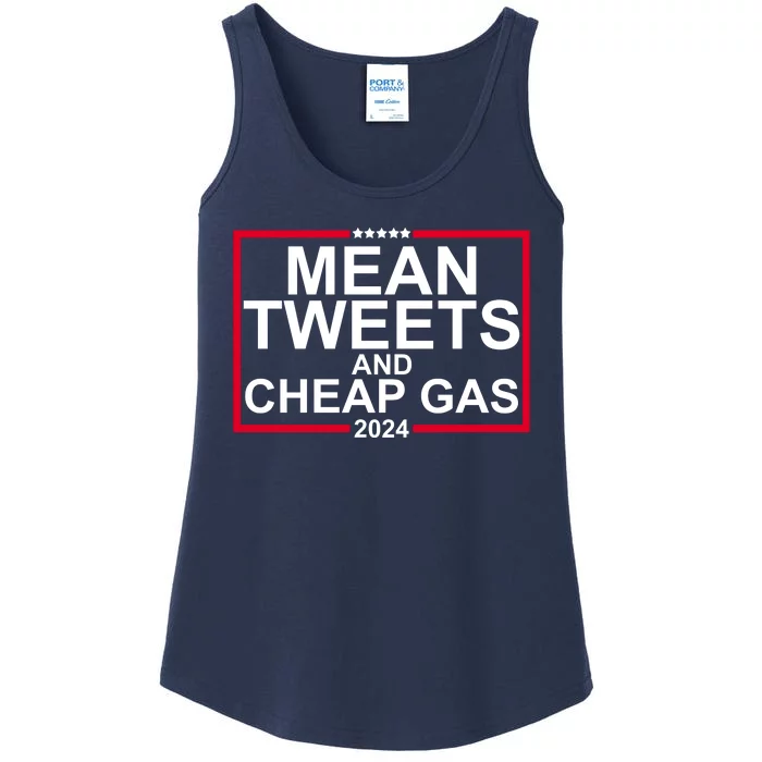 Mean Tweets And Cheap Gas 2024 Ladies Essential Tank