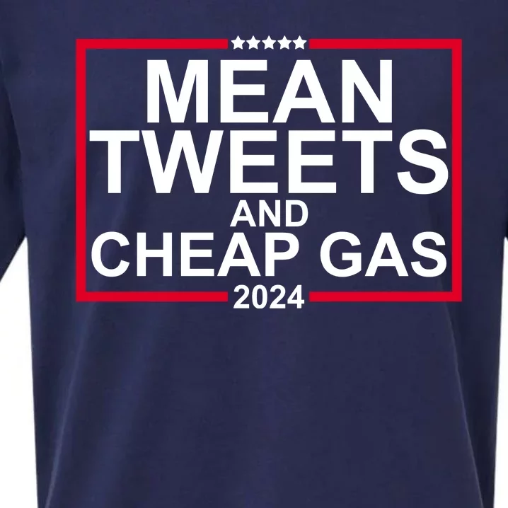 Mean Tweets And Cheap Gas 2024 Sueded Cloud Jersey T-Shirt