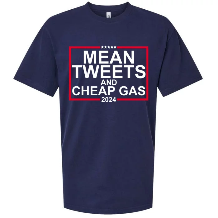 Mean Tweets And Cheap Gas 2024 Sueded Cloud Jersey T-Shirt