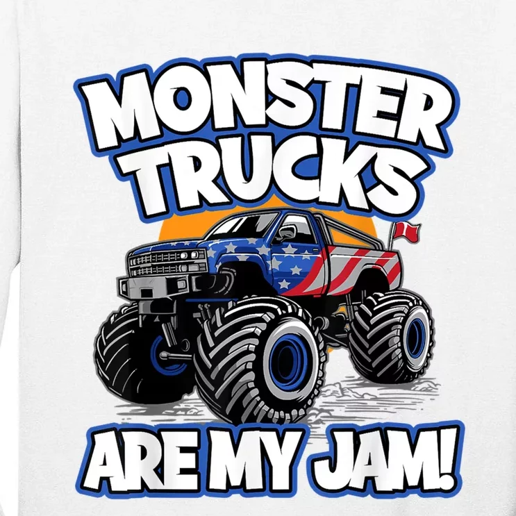 Monster Trucks Are My Jam Tall Long Sleeve T-Shirt