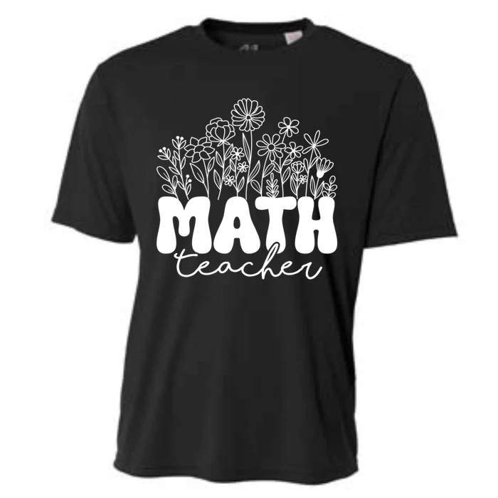 Math Teacher Algebra Instructor Geometry Pi Day Mathematics Great Gift Cooling Performance Crew T-Shirt