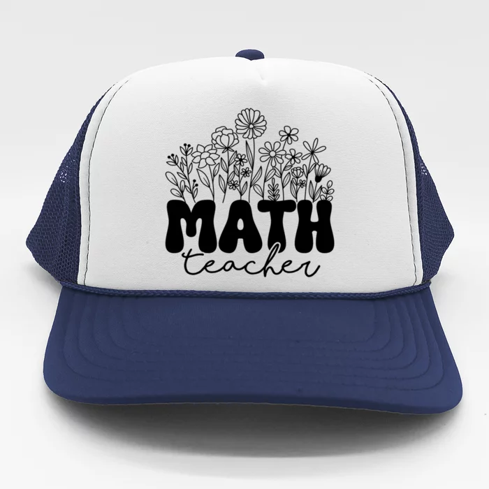 Math Teacher Algebra Instructor Geometry Pi Day Mathematics Great Gift Trucker Hat