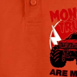 Monster Truck Are My Jam For Funny Monster Truck Lovers Dry Zone Grid Performance Polo