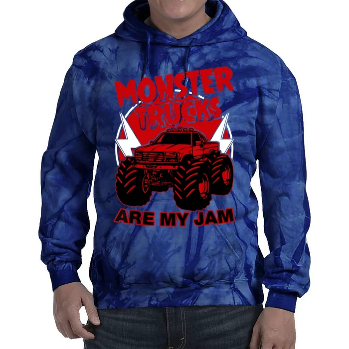 Monster Truck Are My Jam For Funny Monster Truck Lovers Tie Dye Hoodie