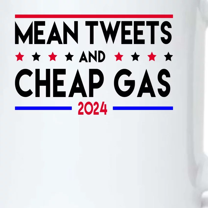 Mean Tweets And Cheap Gas 2024 Donald Trump Black Color Changing Mug