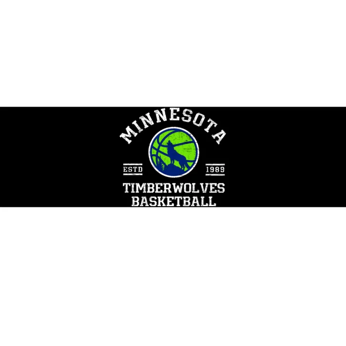 Minnesota Timberwolves Basketball Bumper Sticker