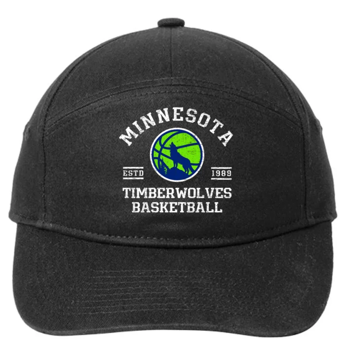 Minnesota Timberwolves Basketball 7-Panel Snapback Hat