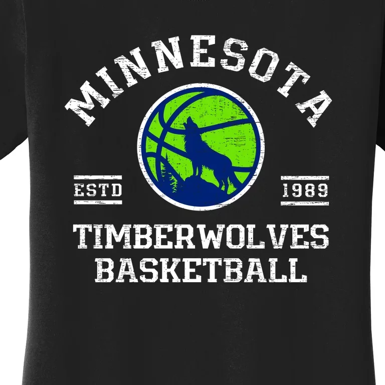 Minnesota Timberwolves Basketball Women's T-Shirt